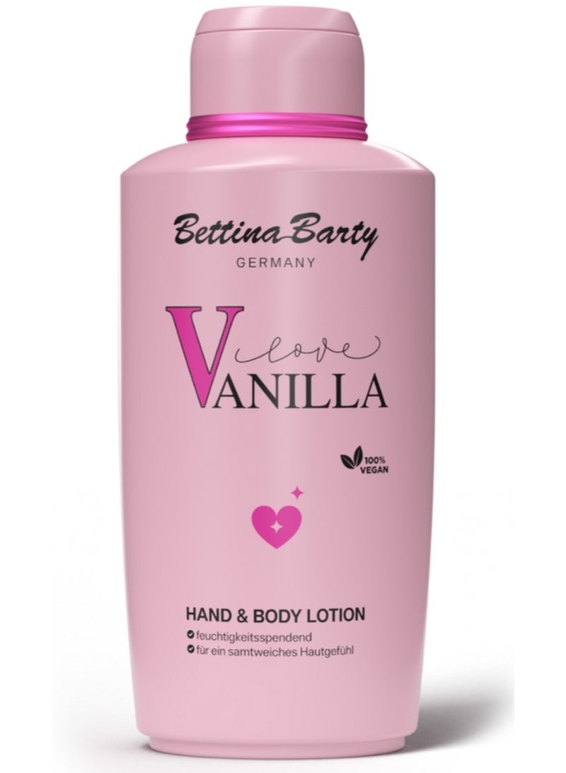BETTINA Barty LOVE VANILLA Hand & Body Lotion 500 ml - Image 1
