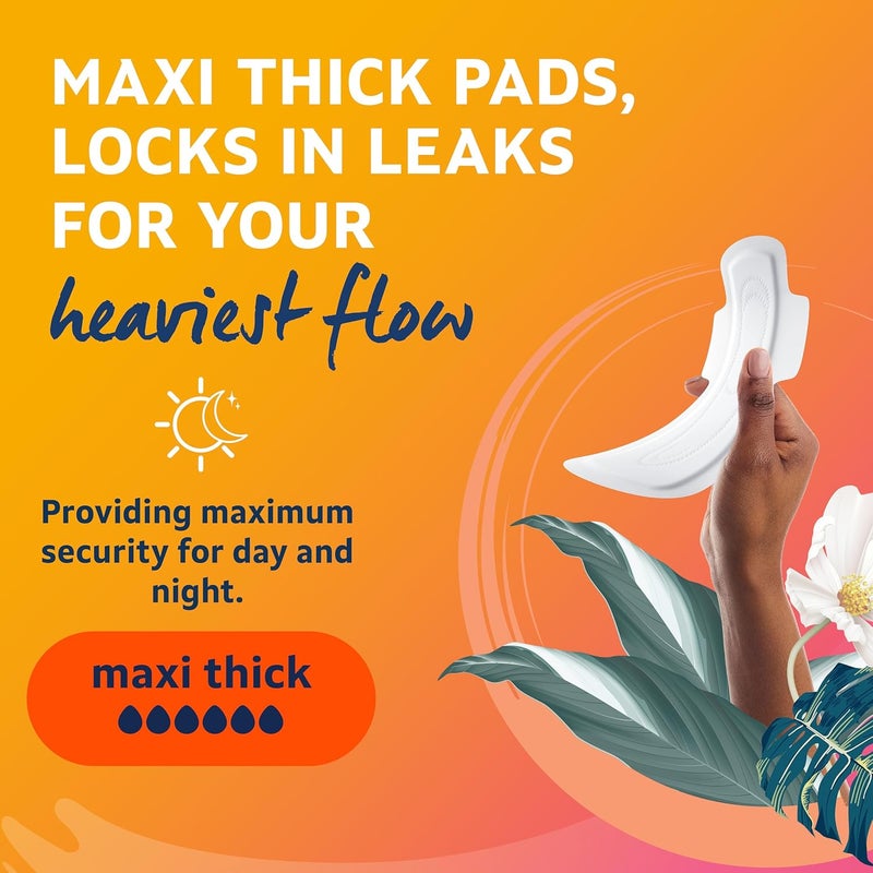 Lil-Lets Extra Protection Maxi Pads with Wings for Extremely Heavy Flow - 10 Count - Image 3
