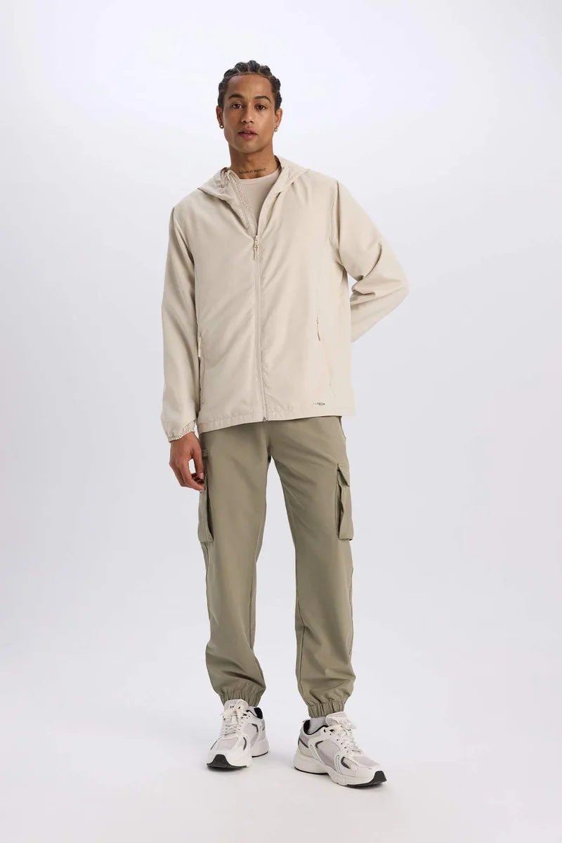 Defacto  DeFactoFit Regular Fit Mesh Lined Woven Spring Waterproof Jacket for Men | Best Price UAE