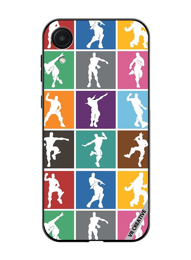VR CREATIVE Protective Case Cover For Samsung Galaxy A03 Core Fortnite Dance Design Multicolour - Image 1