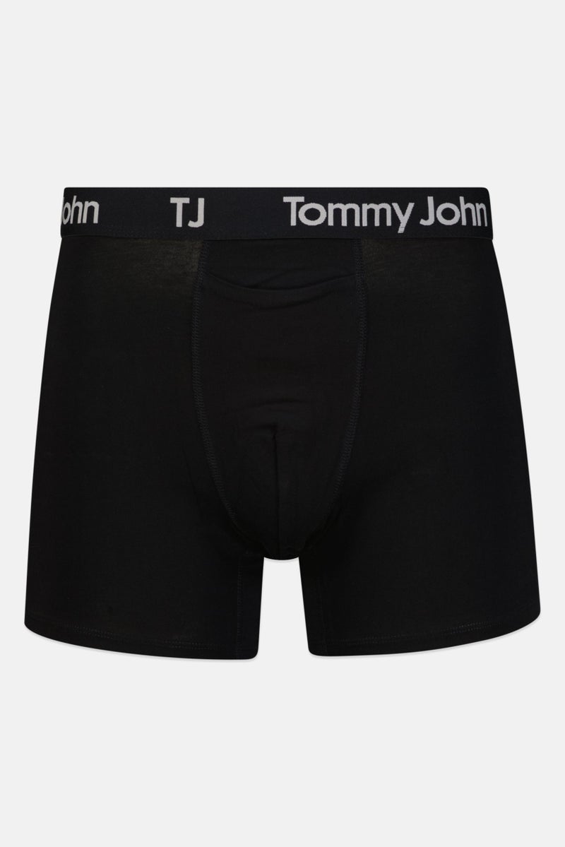 Men 2 Pack 4 inseam Brand Logo Boxer Briefs, Multicolor