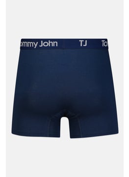 Tommy John Men 2 Pack 4 inseam Brand Logo Boxer Briefs, Multicolor  - Image 3