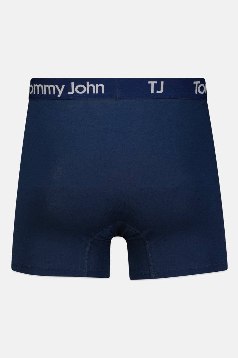 Men 2 Pack 4 inseam Brand Logo Boxer Briefs, Multicolor