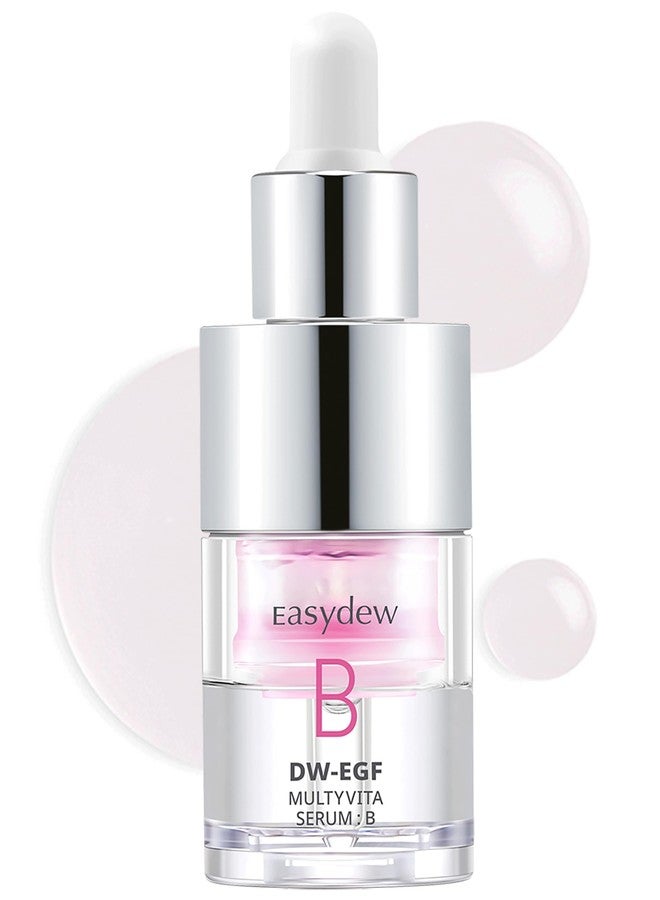 EASYDEW Multi Vita B Serum - Korean Facial Serum for Healthy Skin Barrier with Vitamin B, EGF Peptide, Ceramide NP, Panthenol - Hydrating, Revitalizing and Strengtening Skin Barrier, 0.47 fl.oz. - Image 1