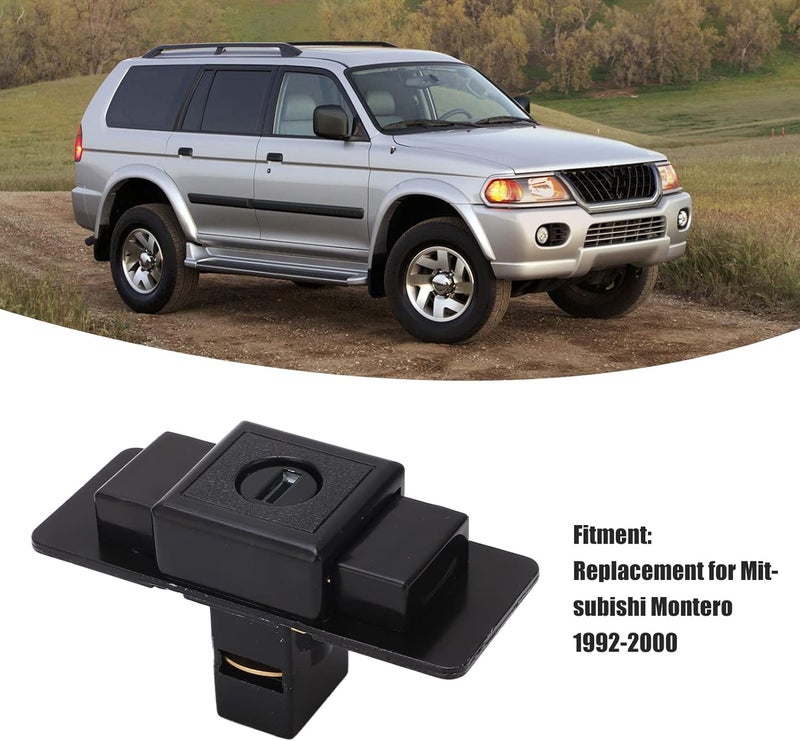 woobles Glove Box Lock Assembly MB846666,  MB846665 Instrument Toolbox Lock Cylinder Assembly with 2 Keys Replacement for Montero 1992‑2000 - Image 2