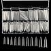 YIMART 500pcs Acrylic Medium Long Stiletto Nail Tips Easy Coffin Nails Sharp False Nail Art Tips For Nails Salon With Box (Clear) - Image 2