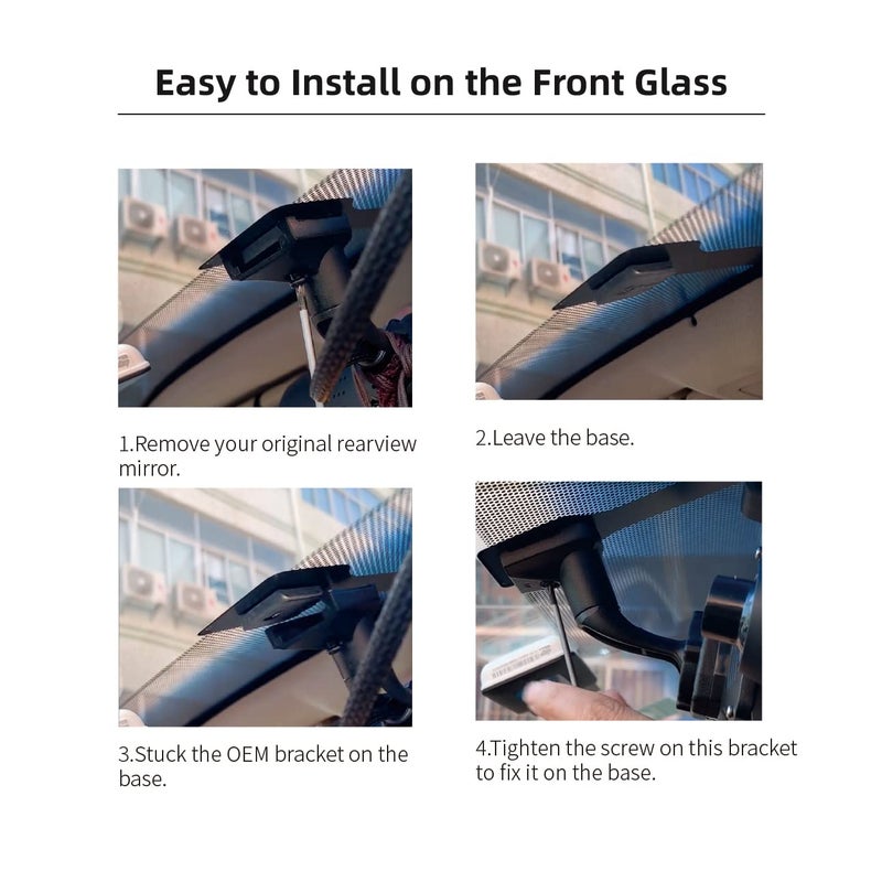 WOLFBOX OEM Bracket only for G930 Mirror Dash Cam, not Suitable for Other Dash cams - Image 5