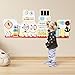 Cateam Sensory Wall Panel for Kids Activity Wall Busy Board for Toddlers and preschoolers 16in1 Learning Activity Center Wooden Montessori Toys for Education and Early Development Ship - Image 2