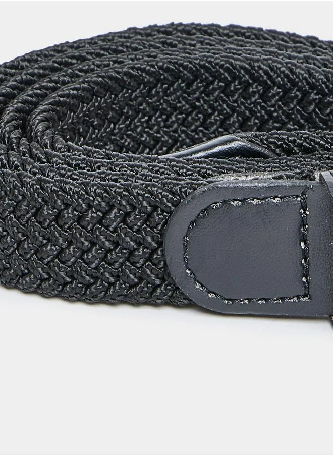 Styli Textured Belt with Pin Buckle