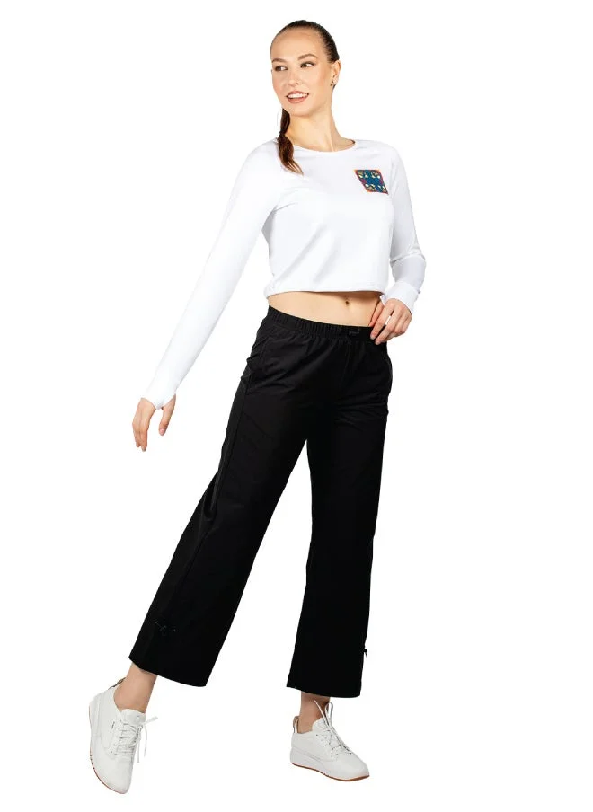 ZAECY Women's Bungee Cord Straight Pants