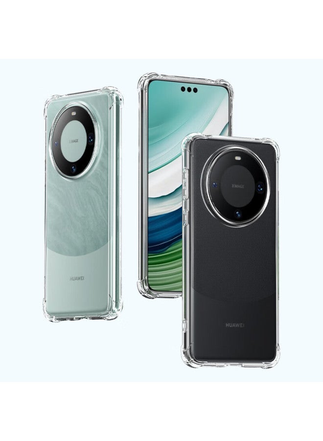 Australian Wave Aolang Compatible With Huawei Mate 60 Pro Phone Case, Universal For Mate 60 Pro+, Full Protection With Four-corner Airbags, Enhanced Drop-resistant, Ultra-thin Soft Case, Wear-resistant, Simple Design, Transparent For Men And Women - Image 5