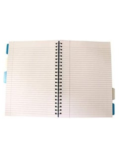 HQ A4 Size Vivid Poly Wiro Five Subject Notebook 300 Pages Orange  - Image 2