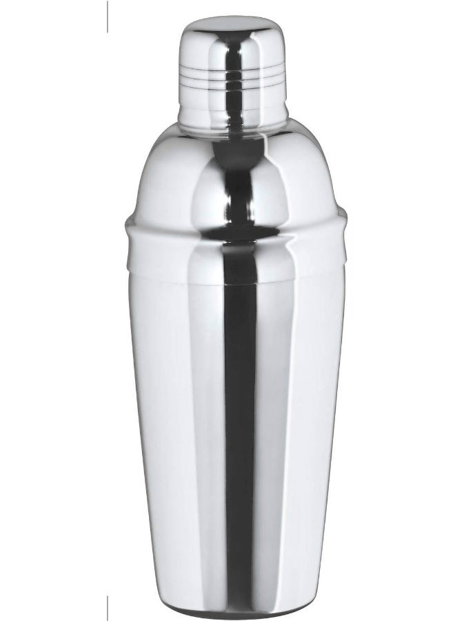 Barprofessional CSH0070 Cocktailshaker 3-Piece Polished 0.7 Litre, Silver - Image 1