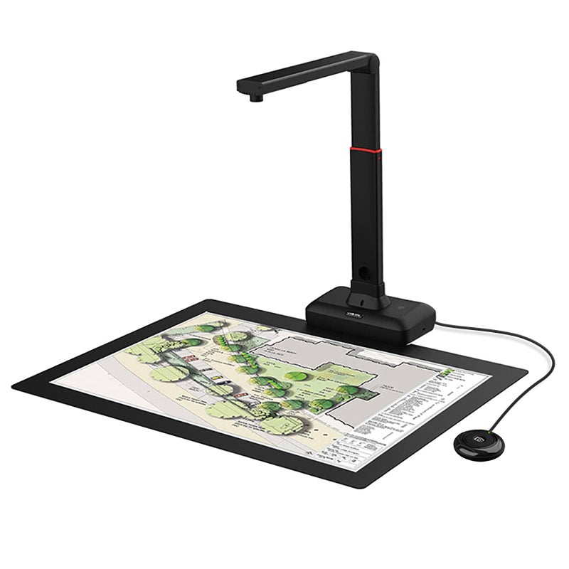 VIISAN Large Format Book Document Scanner Capture Size A2A3 26MP USB Document Camera with AutoFlatten Fingerprint Removal Technologies MultiLanguage OCR Compatible with Windows macOS - Image 2