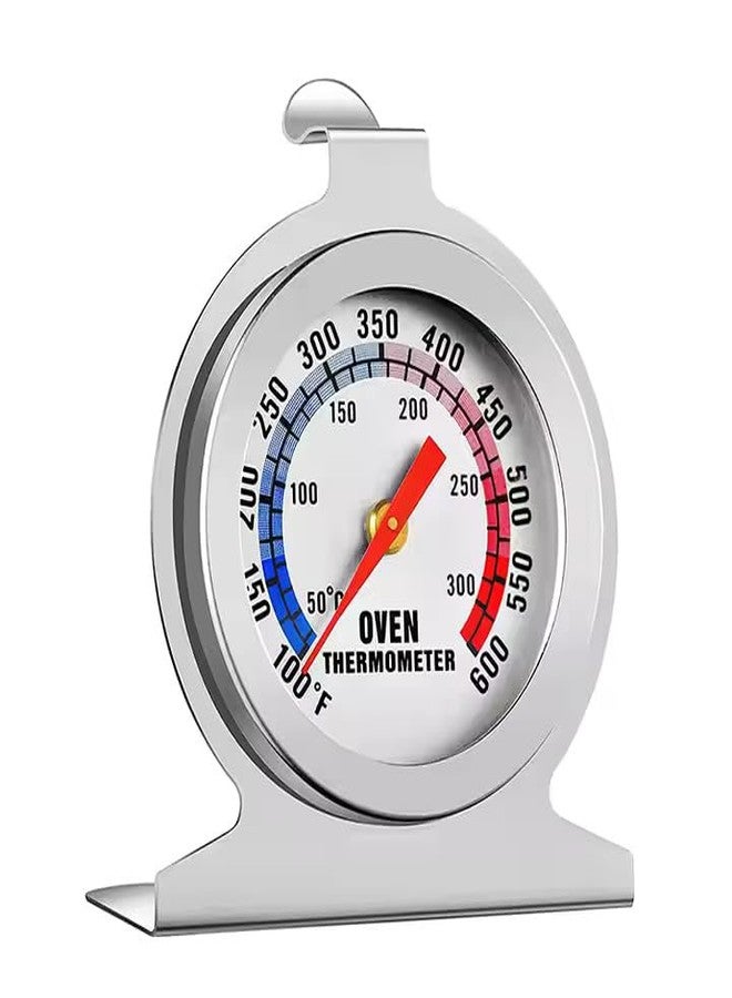 BAKING SET Oven Thermometer, Stainless Steel, 100-600°F Temperature Range, Kitchen Cooking Monitor - Image 1