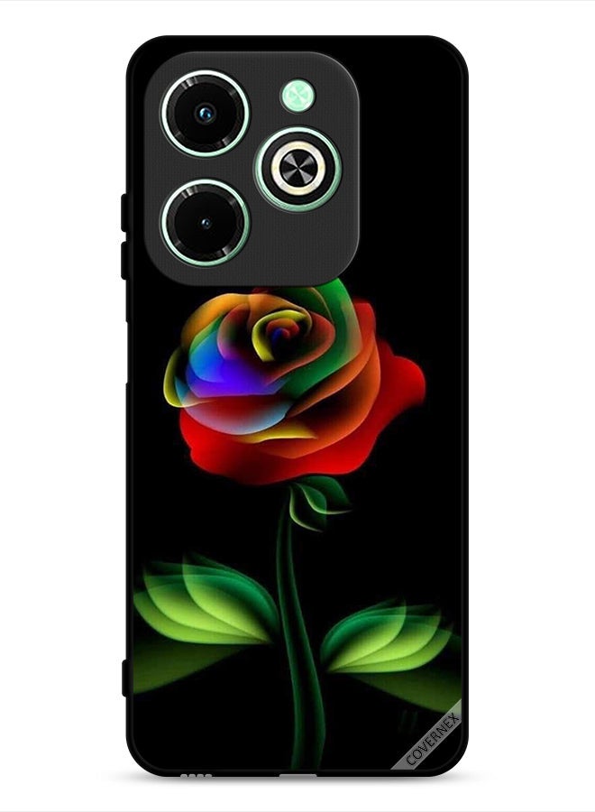 Covernex Infinix Hot 40i 4G Protective Case Cover Rainbow Color Rose - Image 1