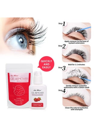 Eyelash Extension Remover Lash Remover for Lash Extensions Gel Remover 15ml Professional Effectively Remove Lash Glue Work Fast Easy to Use Eyelash Adhesive Removal (Strawberry) - pzsku/Z618033FAD0DCD255AAA1Z/45/_/1686808382/db96c147-5e37-4b55-a039-681fc08a3f8e