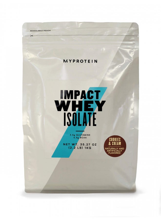 Myprotein Impact Whey Isolate Whey Protein Powder Flavored Drink Mix Daily Protein Intake  - Image 1