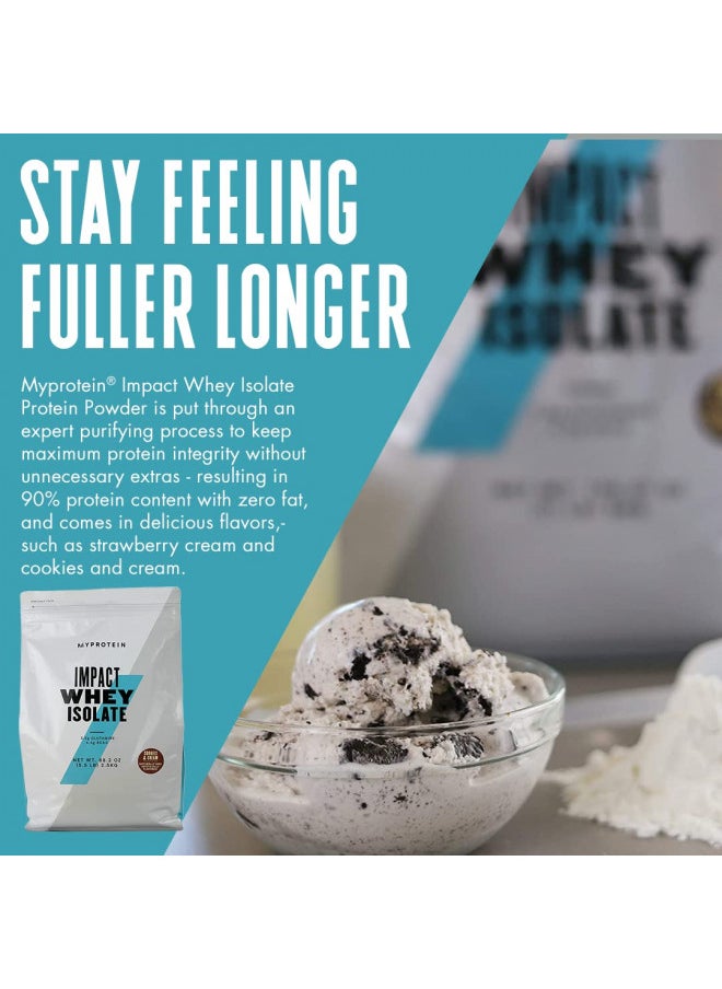 Myprotein Impact Whey Isolate Whey Protein Powder Flavored Drink Mix Daily Protein Intake  - Image 3