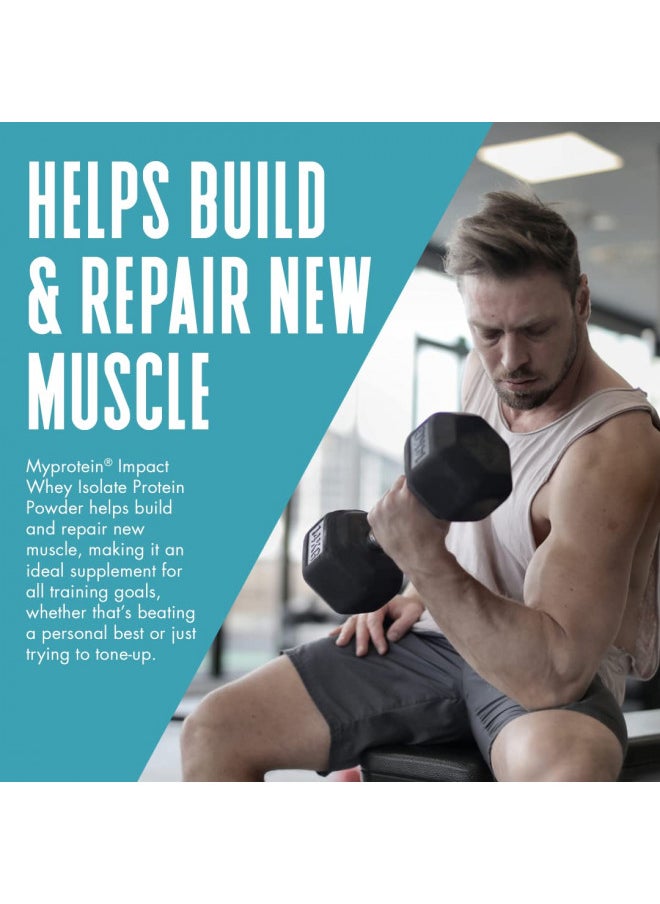 Myprotein Impact Whey Isolate Whey Protein Powder Flavored Drink Mix Daily Protein Intake  - Image 2