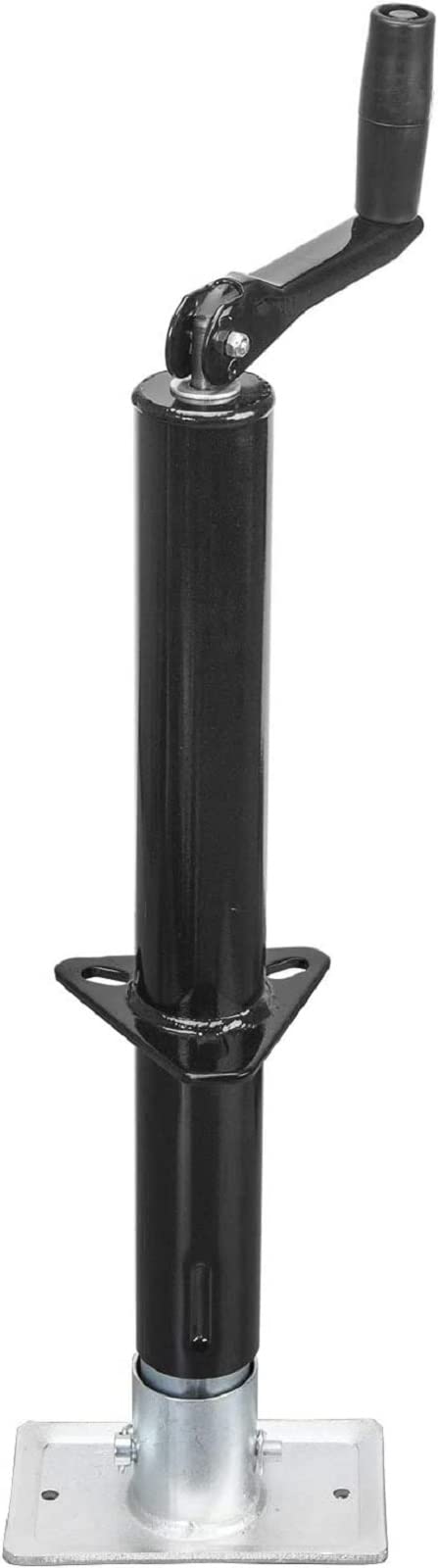 ROAD DAWG AFrame Trailer Jack 2000 LBs Capacity 14 Inches Vertical Travel TopWind Handle Trailer Tongue Jack with Foot Plate for Camper RVATR39004MB