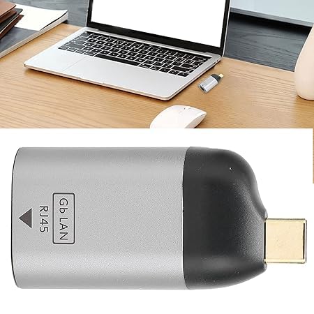 atdaraz Ethernet Adapter, No Driver Type C Ethernet Adapter Easily Use USB C to RJ45 Adapter for Phones Computers Tablets(Without Cable) - Image 5