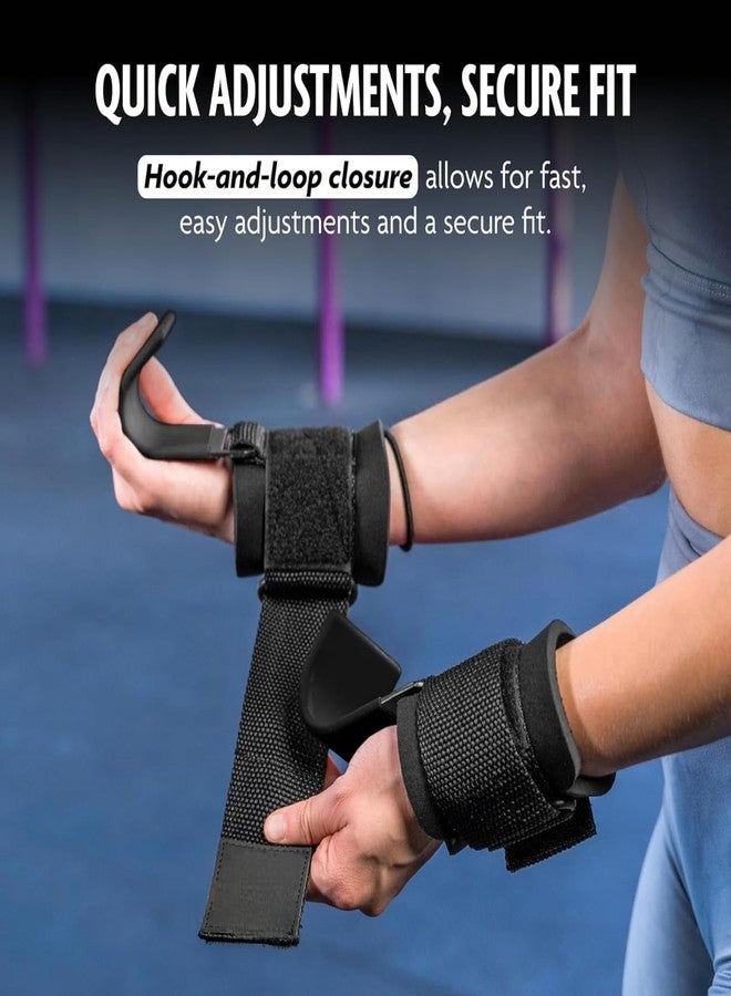 Shopeleven Hand Grip Wrist Straps with Hooks for Enhanced Deadlift Stability - Image 3