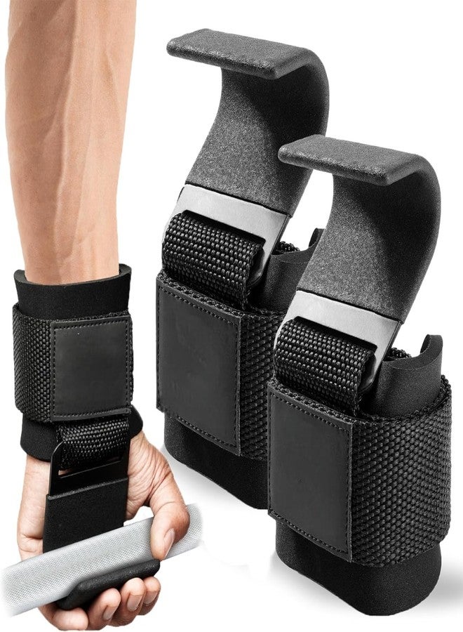 Shopeleven Hand Grip Wrist Straps with Hooks for Enhanced Deadlift Stability - Image 1