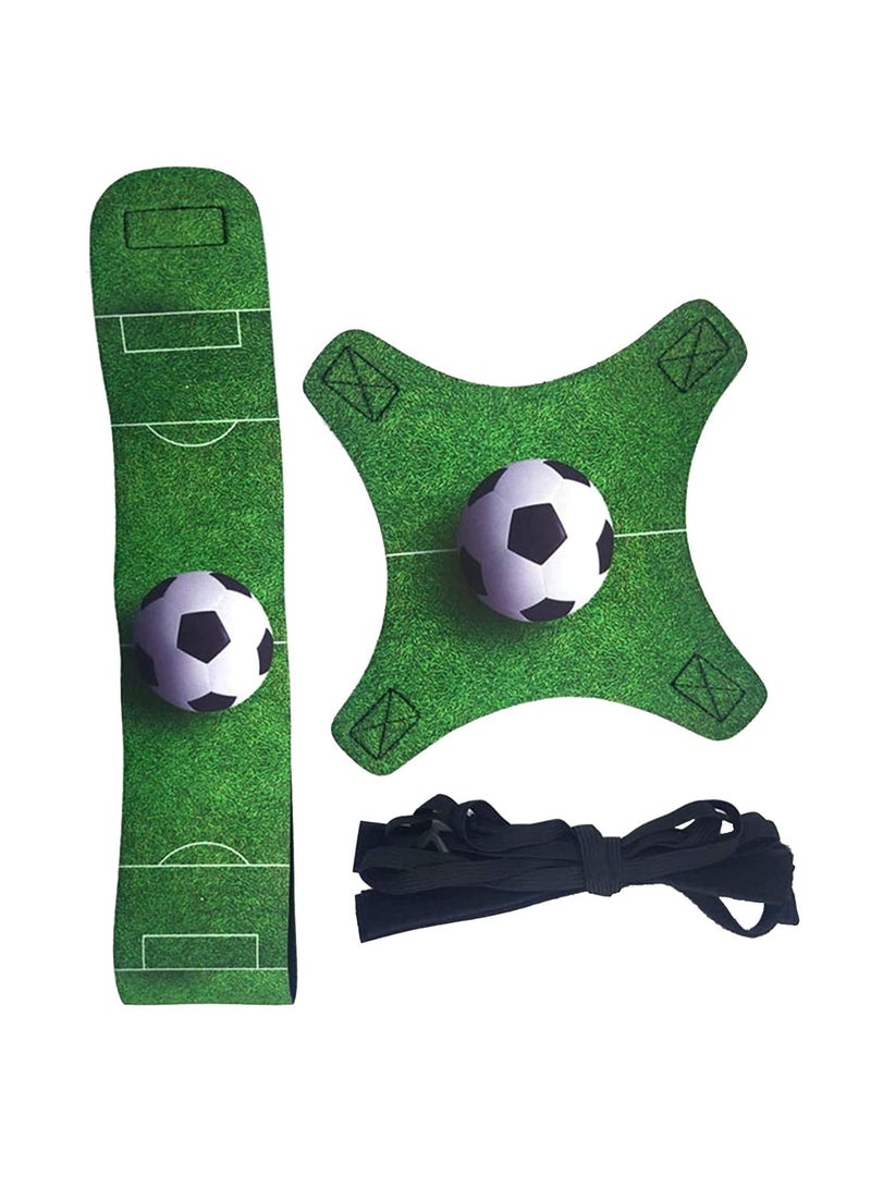 SYOSI Football Kick Trainer Soccer Training Equipment Aid Skills Improvement Solo Practice for Kids Adults Hands Free Universal Fits All Size Footballs  - Image 1