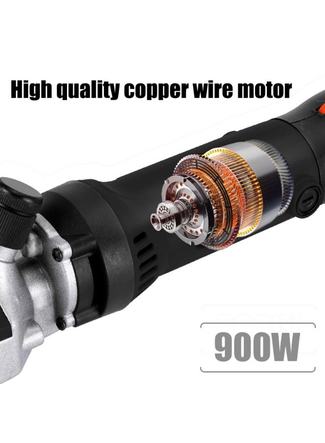 شو وو ماكينة قص شعر الأغنام الكهربائية بقوة 900 واط، مقصات احترافية للأغنام، 6 سرعات قابلة للتعديل، ماكينة قص شعر الماشية مع 5 ملحقات، ماكينة قص شعر الحيوانات السلكية لحلاقة صوف الفراء في الأغنام والماعز - Image 5