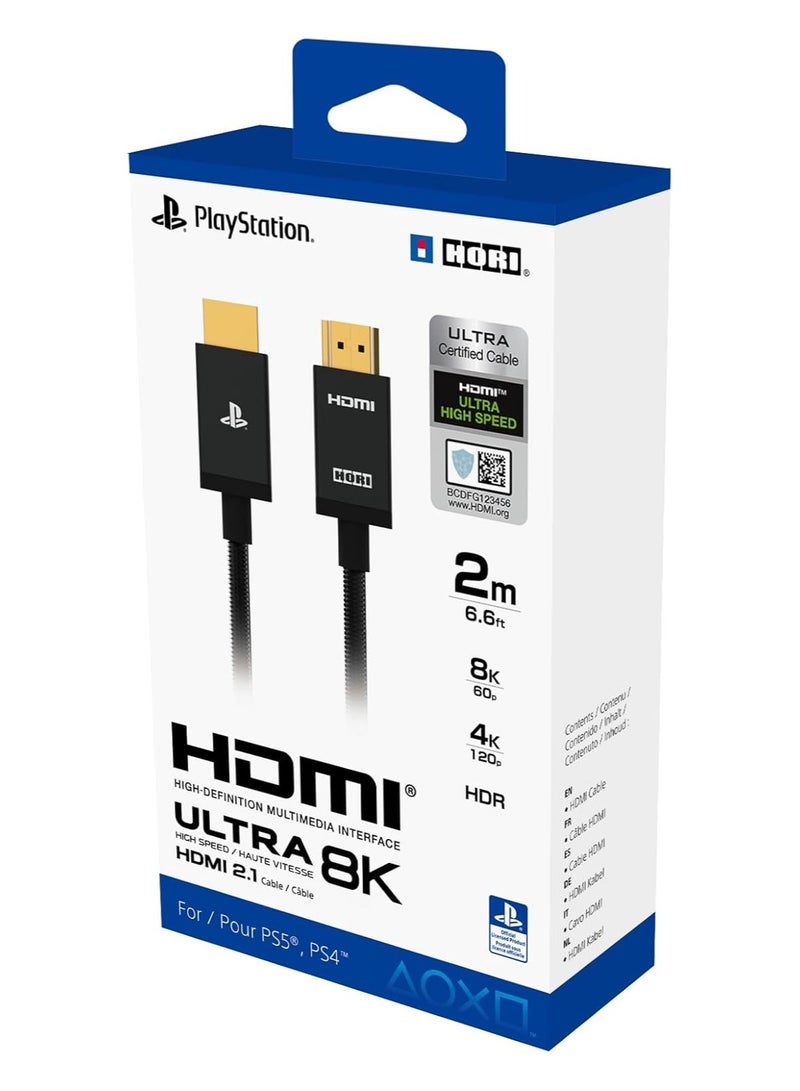 HORI Ultra High Speed HDMI Cable for Playstation 5 - Officially Licensed by Sony - Image 3
