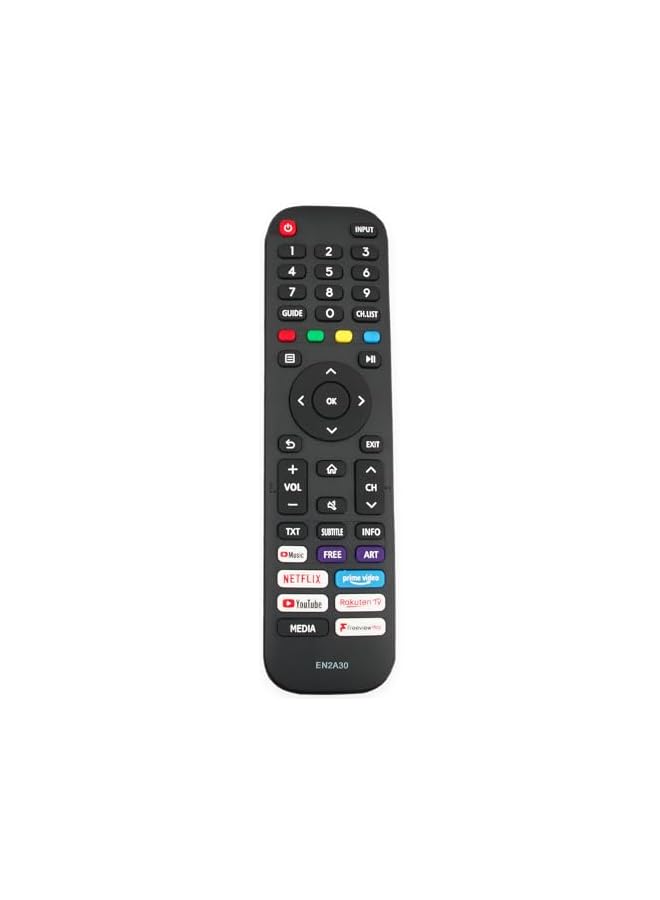 The Bros EN2A30 Replacement Remote Compatible with Hisense 4K Smart TV 55AE7400FTUK 50A7300FTUK 65AE7400FTUK 65A7500F 55A7300FTUK 65A7300FTUK 65A7500FTUK - Image 2