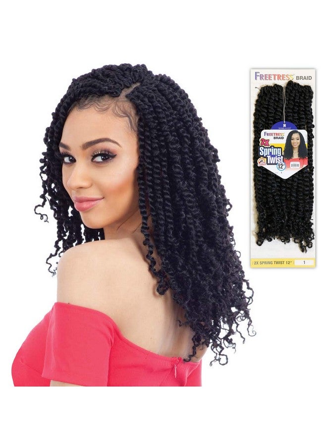 FreeTress Braids Multi Pack Deals! Freetress Crochet Braids 2X Spring Twist 12" (5Pack 2) - Image 5