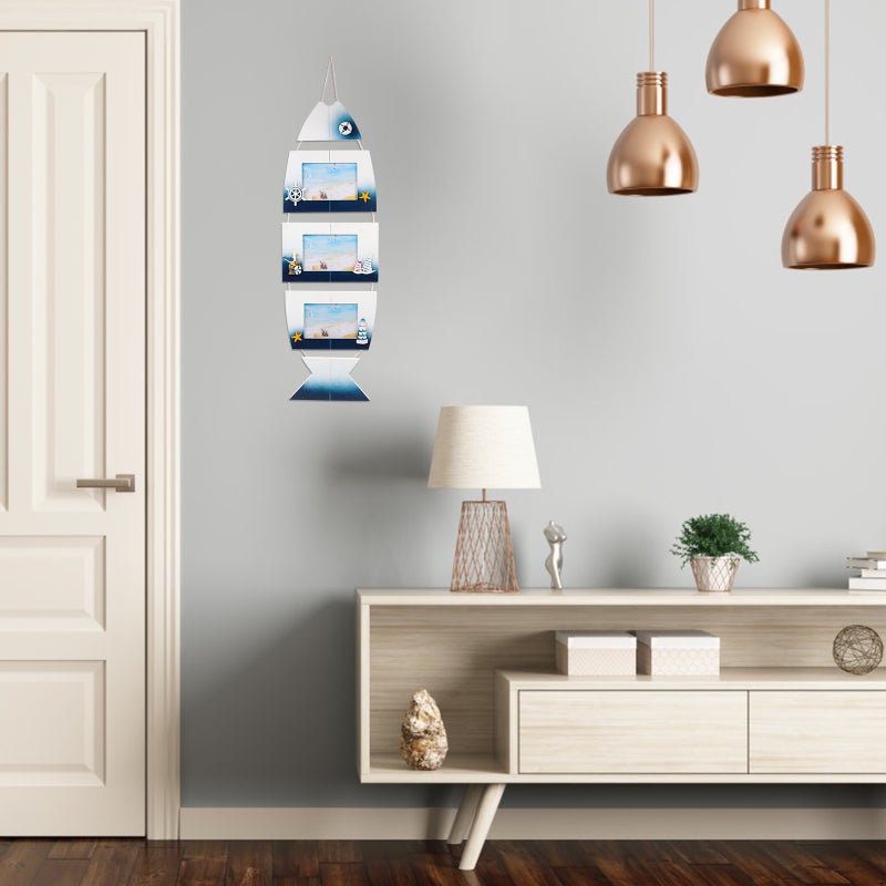 🏠 إطار بشكل سمكة متين للزينة الجدارية سهل التركيب - Image 5