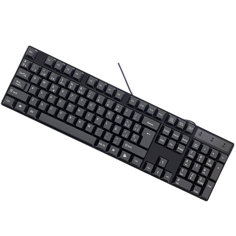 Multilingual USB Wired Keyboard in Russian, Spanish, Arabic, French K1800 Spanish layout keyboard 
