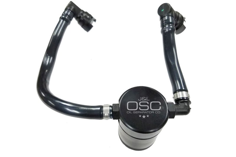 JL Oil Separator Co Oil Separator 30 3024P Compatible with 20182022 Mustang GT 2019 Bullitt 20212022 Mustang Mach I Passenger Side Black