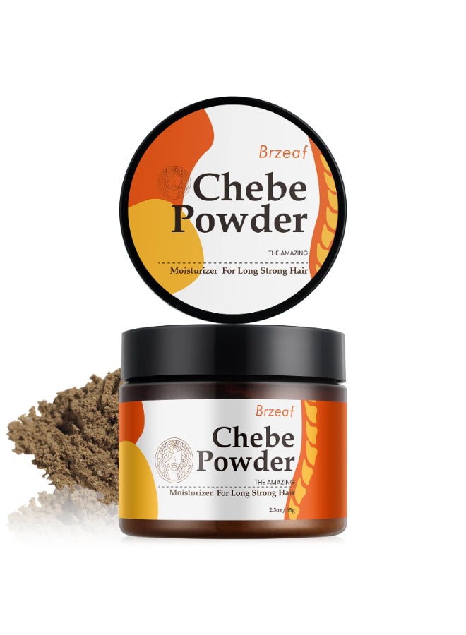 Brzeaf Natural Chebe Powder from Chad65g African Super Moisturizing Promotes Hair Growth Deters Breakage for All Hair Types - Image 2