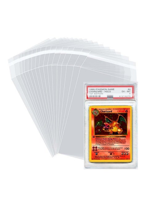 Sleeves For Psa Graded Slabs Ultra Protection For The Graded Card For Pro Collector (100Pack)