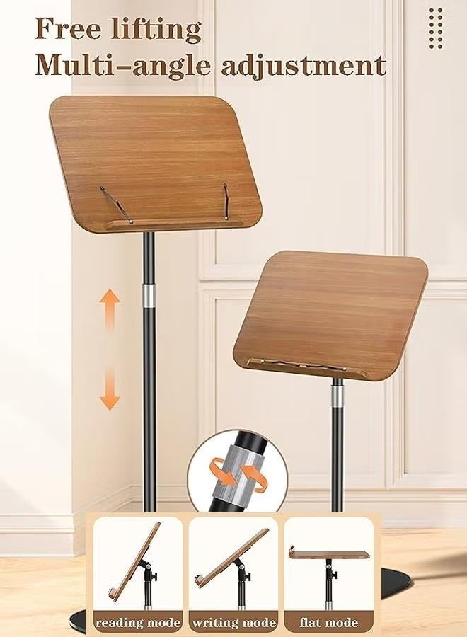 WALALLA Adjustable Book Stand for Reading Standing Bible Laptop Projector Recipe Tablet Stand for Display - Image 3