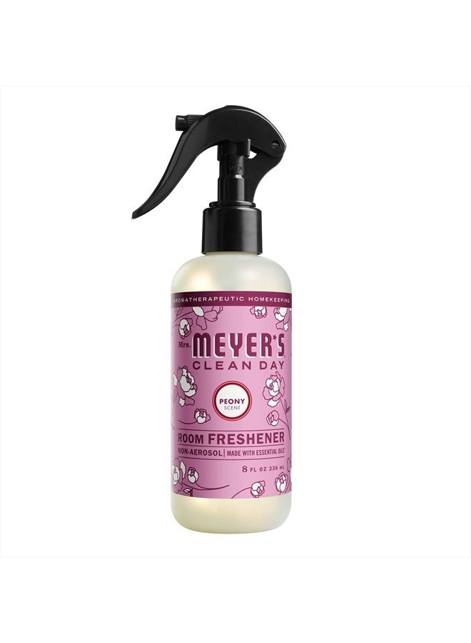 Mrs. Meyer's Clean Day Mrs. Meyer's Room and Air Freshener Spray, Non-Aerosol Spray Bottle Infused with Essential Oils, Peony, 8 fl. oz  - Image 1