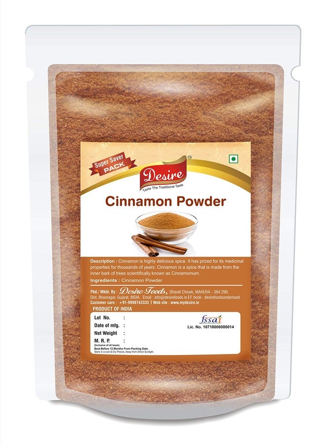 Desire Cinnamon Powder (Dalcheeni), 900g - 100% Pure & Natural | Rich Aroma & Flavor | Ideal for Cooking, Baking, Beverages | Bulk Size for Long-Lasting Freshness and Flavor - Image 1