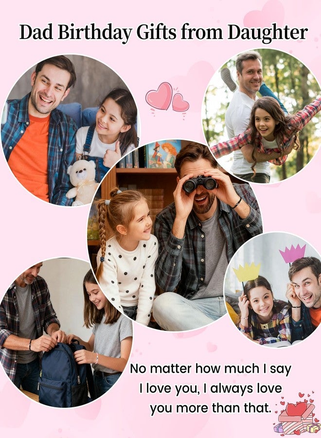 VU100 Gifts for Daughter Dad Gifts from Daughter Father Bracelet Daddy Present Bracelets for Daddy Christmas Fathers Day Birthday - Image 3