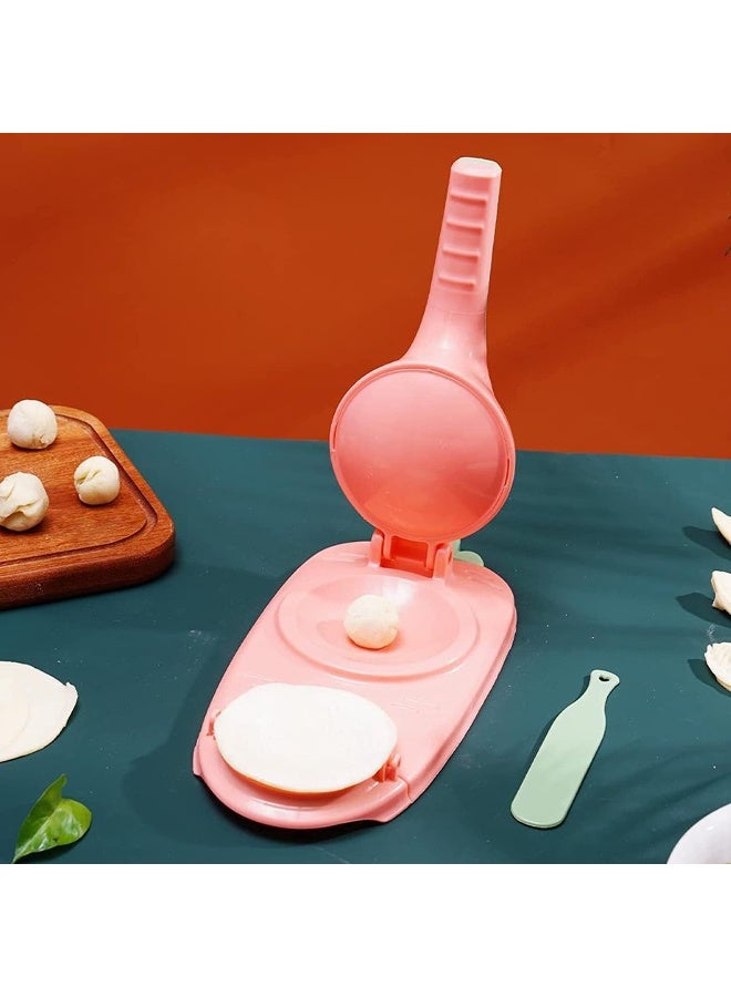 SUPAAR 2 in 1 Dumpling Maker, 2023 New Kitchen Dumpling Making Tool, Manual Dumpling Maker Mould, Maker Press Tool for Pressing Dumpling Skin Wrapper Mould Dough Press Maker - Image 5