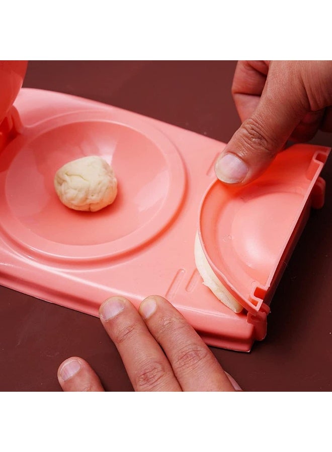 SUPAAR 2 in 1 Dumpling Maker, 2023 New Kitchen Dumpling Making Tool, Manual Dumpling Maker Mould, Maker Press Tool for Pressing Dumpling Skin Wrapper Mould Dough Press Maker - Image 2