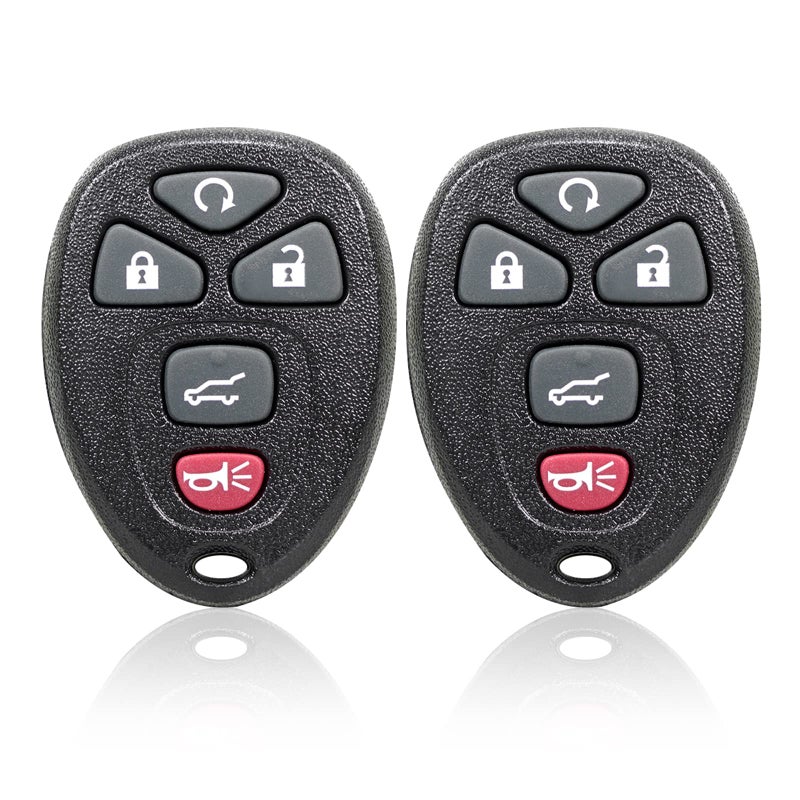 Key Fob for Chevy Traverse for Chevy Suburban Tahoefor 20082017 Bulck Enclave 20082013 Cadillac Escalade 20072009 Saturn OutlookOUC60270 OUC60221 Keyless Entry Remote Control 15913415Pack of 2