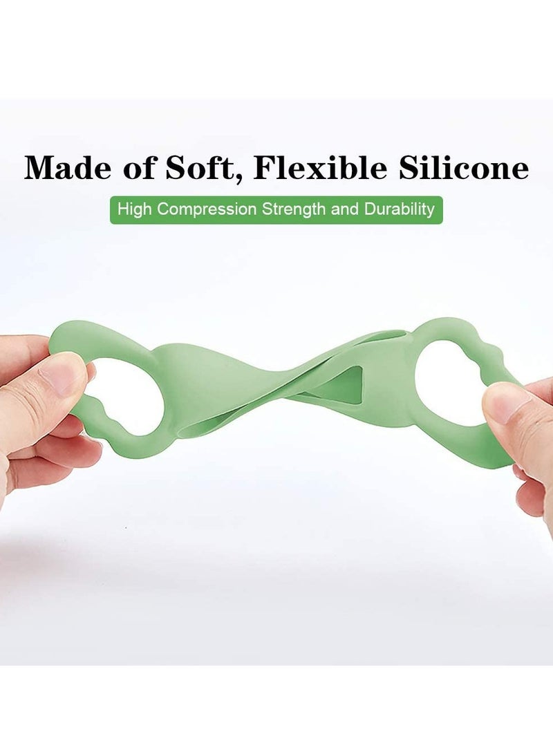 SOLARAE Baby Bottle Handles, Silicone WideNeck Handle for NUK/ Avent/ Dr Browns/ Hegen Bottle and Other Dia 67cm WideNeck Baby Bottle, for Baby Gripping (4 Pack) - Image 4