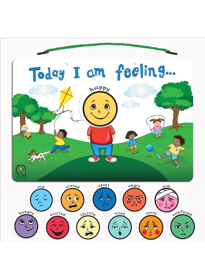 Amonev Today I am Feeling Chart Feelings and Emotion Magnetic Chart Communication aid for Speech Delay Non Verbal Children with Autism, Special Needs ADHD  - Image 1