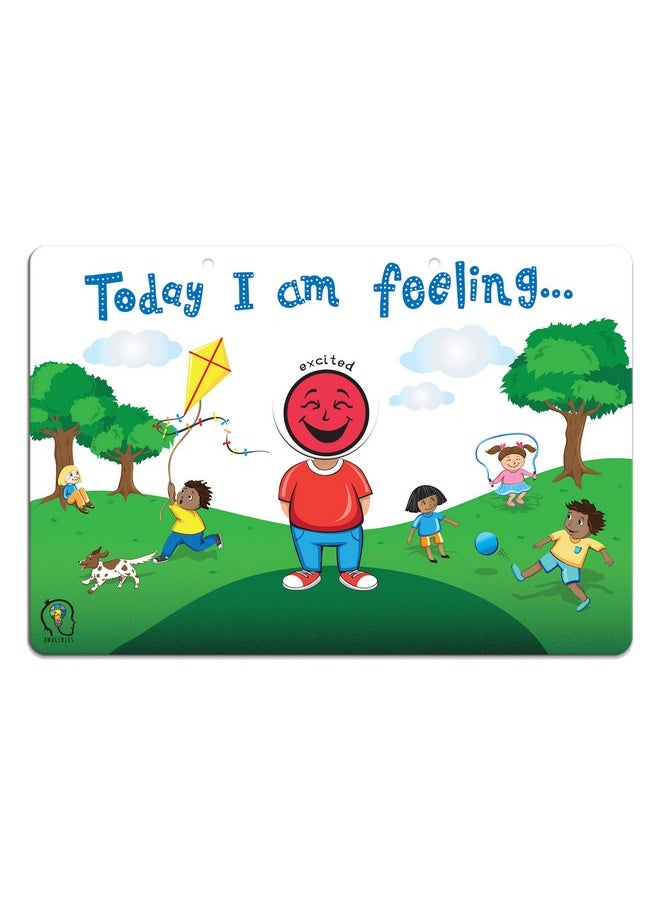 Amonev Today I am Feeling Chart Feelings and Emotion Magnetic Chart Communication aid for Speech Delay Non Verbal Children with Autism, Special Needs ADHD  - Image 2