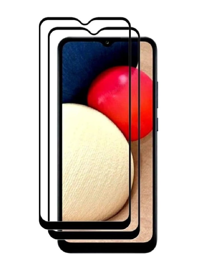 Super 2 Pieces Tempered Glass Screen Protector 5D Designed For Samsung Galaxy A12 Full Glue Edge to Edge Full Screen Coverage And Bubble Free - Image 1