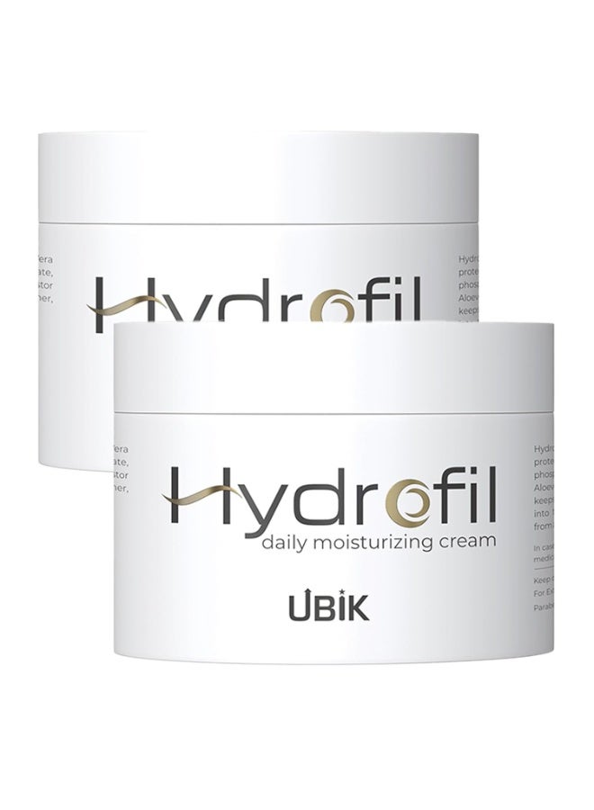 Ethiglo Hydrofil Emollient Moisturizing Cream for Hydrating Feel 100gm - Pack of 2 - Image 1